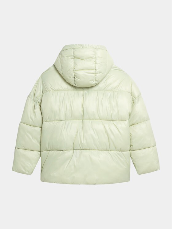 4F 4F Winterjacke 4FAW23TDJAF231 Grün Regular Fit