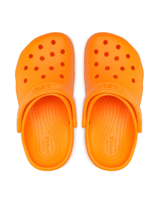 Crocs Crocs Klapki Classic Clog K 206991 Pomarańczowy