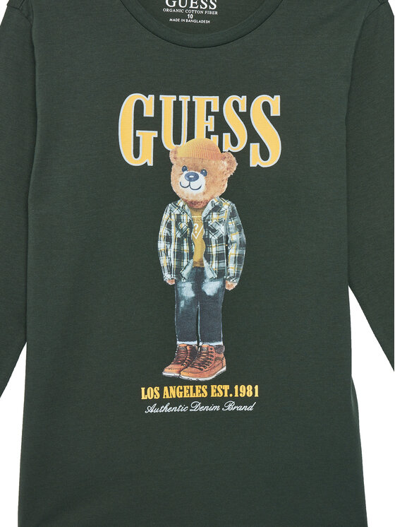 Guess Guess Блузка L5BI09I3Z14 Зелений Regular Fit