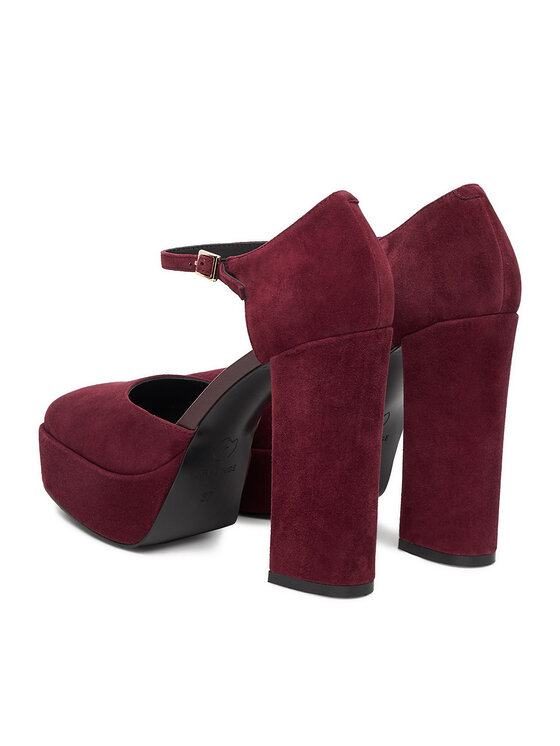 Eva Minge Eva Minge Pumps EO-NIKI-E340-70H Dunkelrot