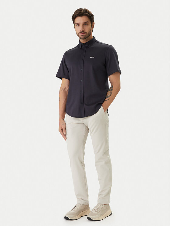 BOSS BOSS Krekls ST Motion 50555951 Tumši zils Regular Fit