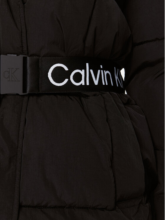 Calvin Klein Jeans Calvin Klein Jeans Pehelykabát J20J221903 Fekete Relaxed Fit