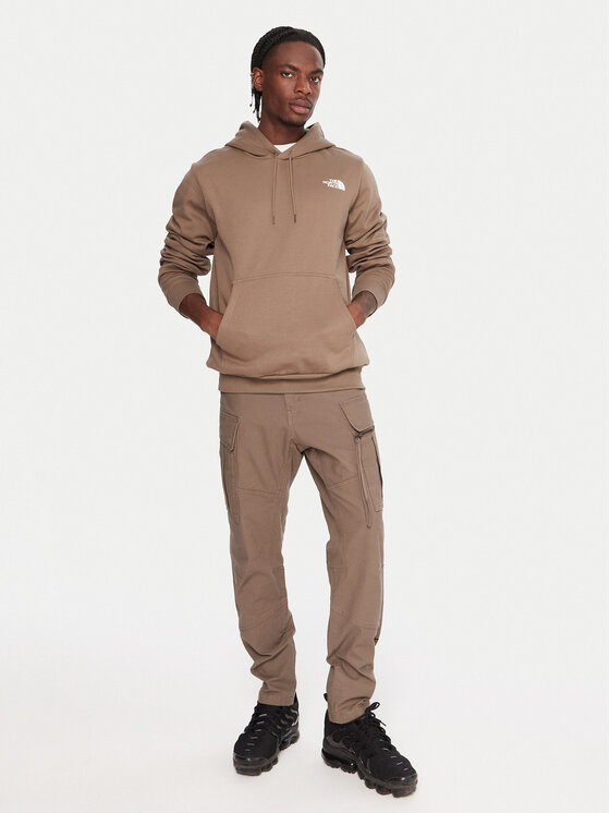 The North Face The North Face Majica dugih rukava Simple Dome NF0A89FC Smeđa Regular Fit
