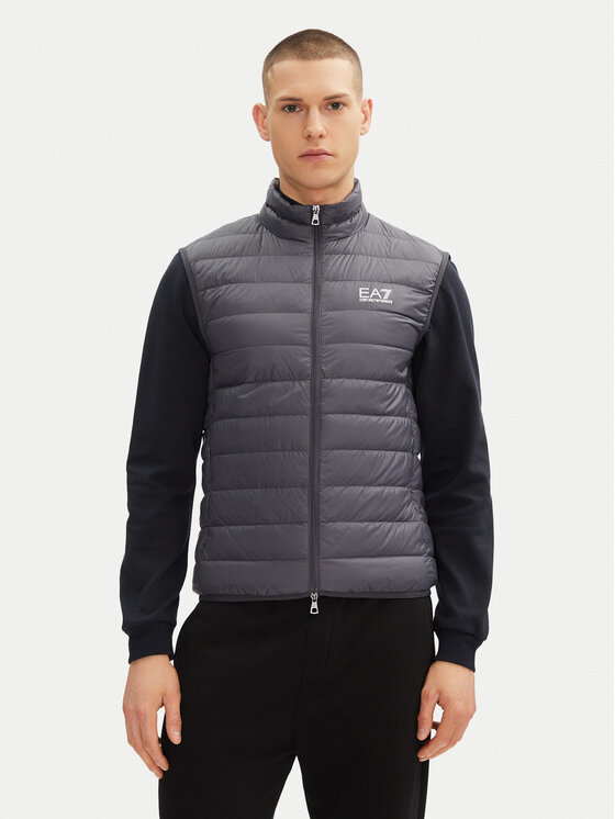 EA7 Emporio Armani EA7 Emporio Armani Жилет 8NPQ06 PNGPZ U8115 Сірий Regular Fit