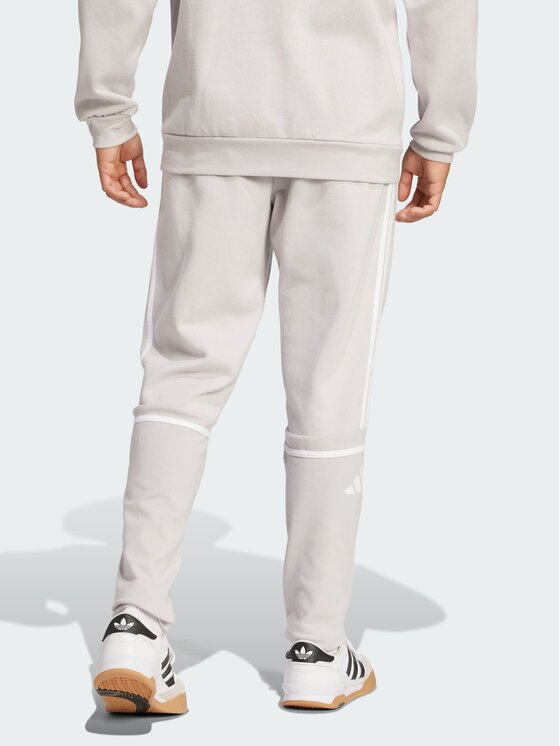 adidas adidas Spodnie materiałowe 144115 Szary Regular Fit