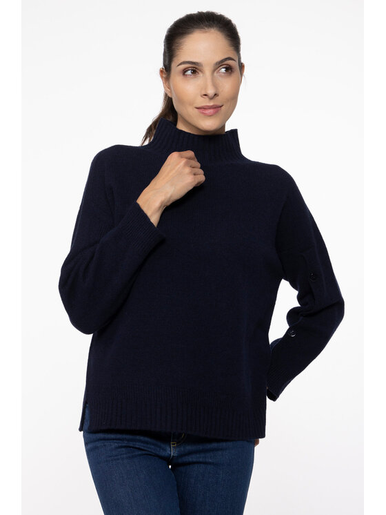 Sweter, rozmiar 40, Granatowy, T-DC-S495-C5-90-58-1