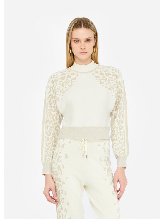 Liu Jo Liu Jo Maglione TF5269MS49IA4351 Bianco Regular Fit