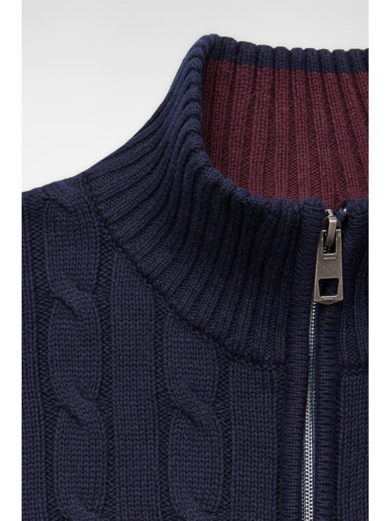 Próchnik Próchnik Kardigan PM9 SW073224000035 Granatowy Regular Fit