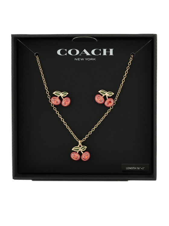 Coach Coach Schmuckset Halskette und Ohrringe 37551690 Goldfarben