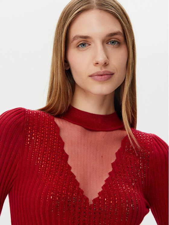 Guess Guess Sweater W5RR15 Z2Y50 Piros Regular Fit