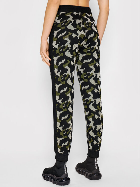 Pantaloni di tessuto TF1201 MA59L Nero Straight