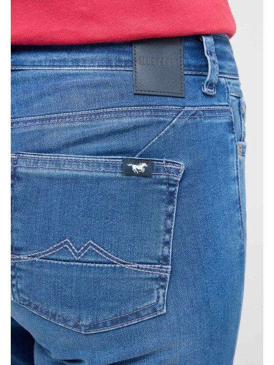 Mustang Mustang Jeansy Style Crosby Relaxed Slim Niebieski Slim Fit