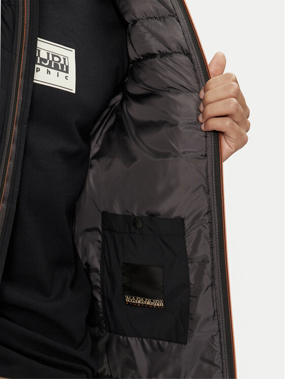 Napapijri Napapijri Átmeneti kabát A-Lapaz NP0A4I25 Fekete Regular Fit