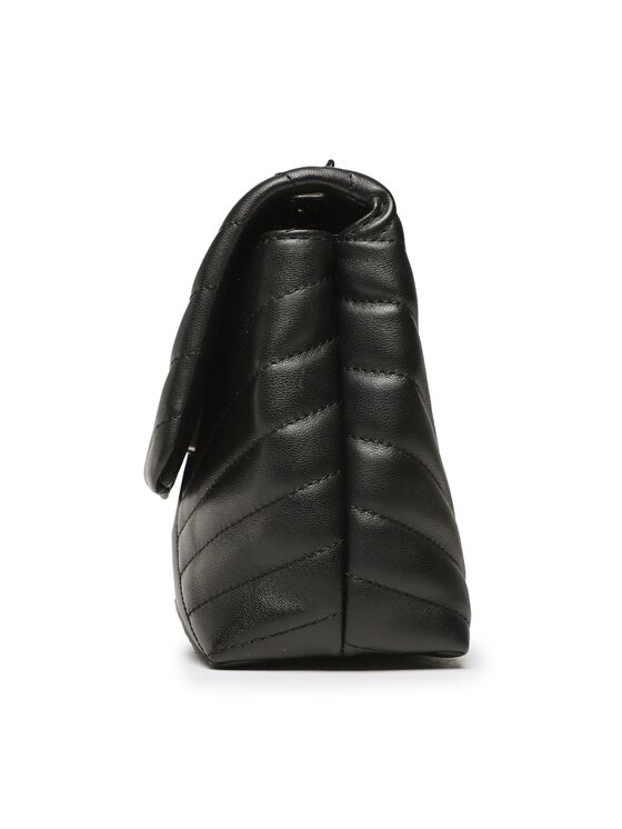 Tory Burch Tory Burch Ročna torba Kira Chevron Powder 90856 Črna