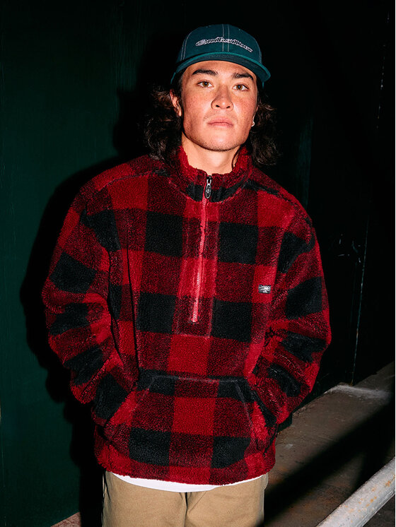 Quiksilver Quiksilver Jaka Polar Mercury Woodlans EQYPF03070 Bordo Regular Fit