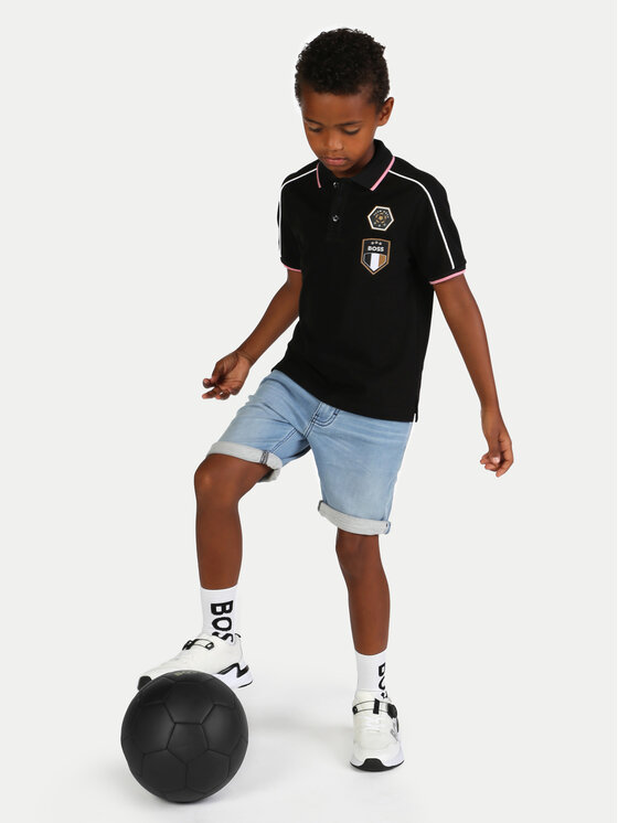 BOSS BOSS Set di 2 paia di calzini lunghi da bambini J51743 Bianco
