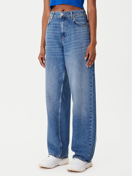 HUGO HUGO Farmer Leni_B 50546357 Kék Loose Fit
