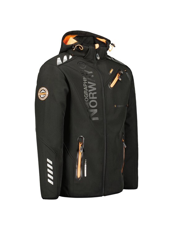 Geographical Norway Kurtka softshell WY1999H/GN-NOIR ORANGE