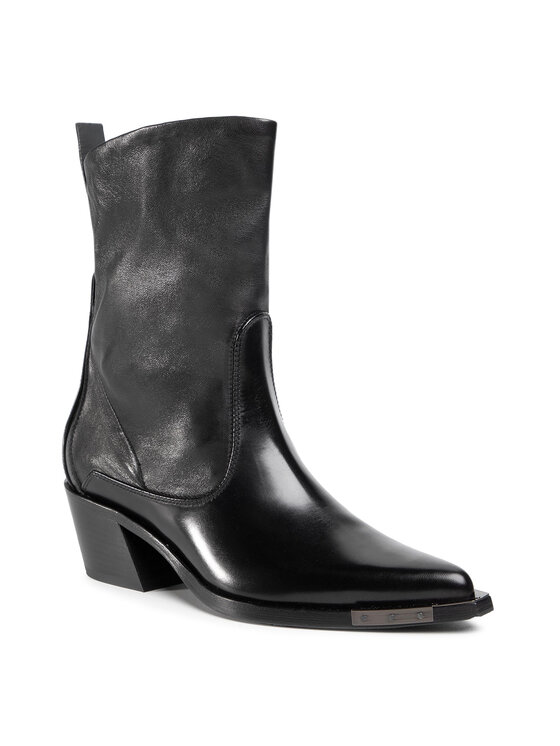 Fabi Botine FD7069B Negru La Reducere si Transport Gratuit Biker boots 2023-11-29