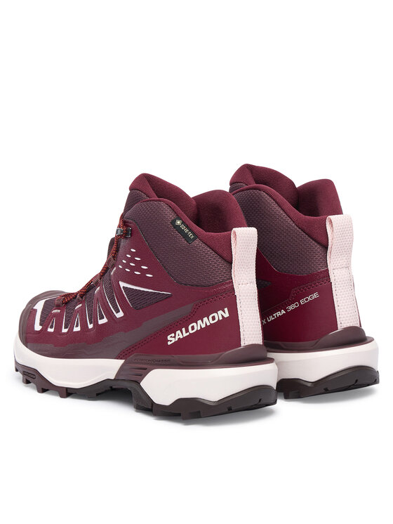 Salomon Salomon Туристически X Ultra 360 Edge Mid GORE-TEX L49223400 Бордо