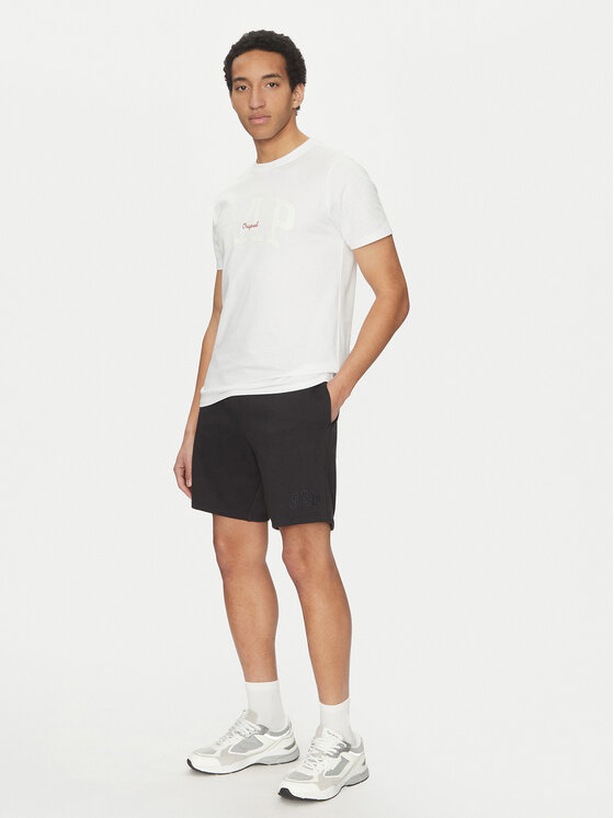 Gap Gap Szorty sportowe 866651-00 Czarny Regular Fit
