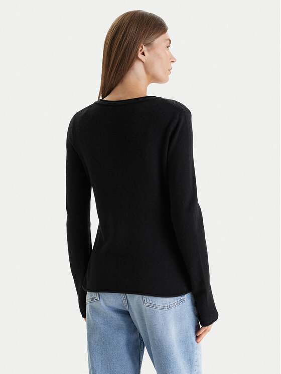 Tommy Hilfiger Tommy Hilfiger Пуловер WW0WW43505 Черен Regular Fit