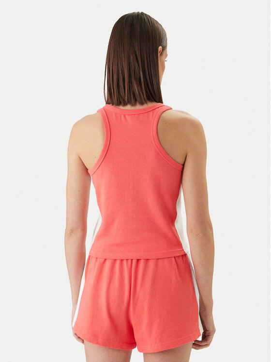 Calvin Klein Swimwear Calvin Klein Swimwear Top LV00Q61152 Różowy Slim Fit