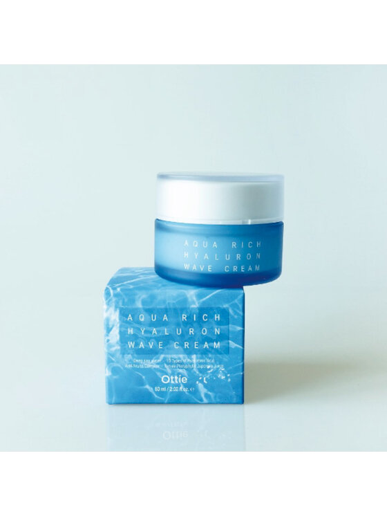 Ottie Ottie Krem do twarzy AQUA RICH Hyaluron Wave, 60 ml Krem na dzień i na noc