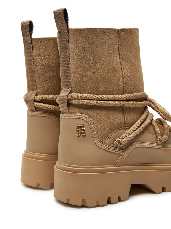 Tommy Hilfiger Tommy Hilfiger Sniego batai FW0FW08085 Smėlio