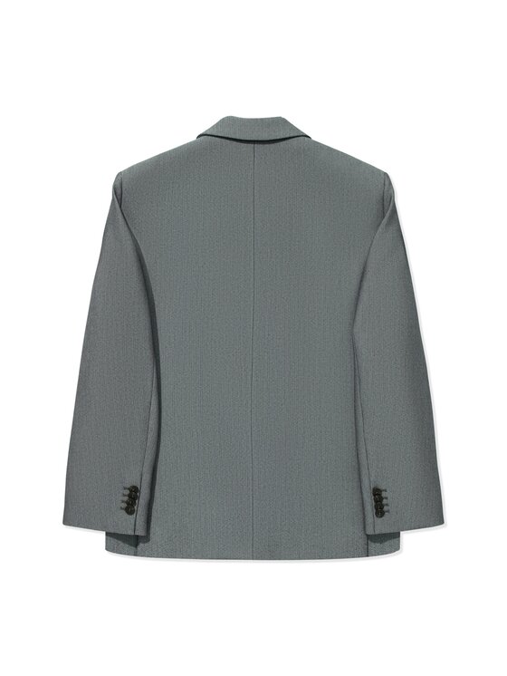 La Mania La Mania Marynarka VICE Szary Classic Fit