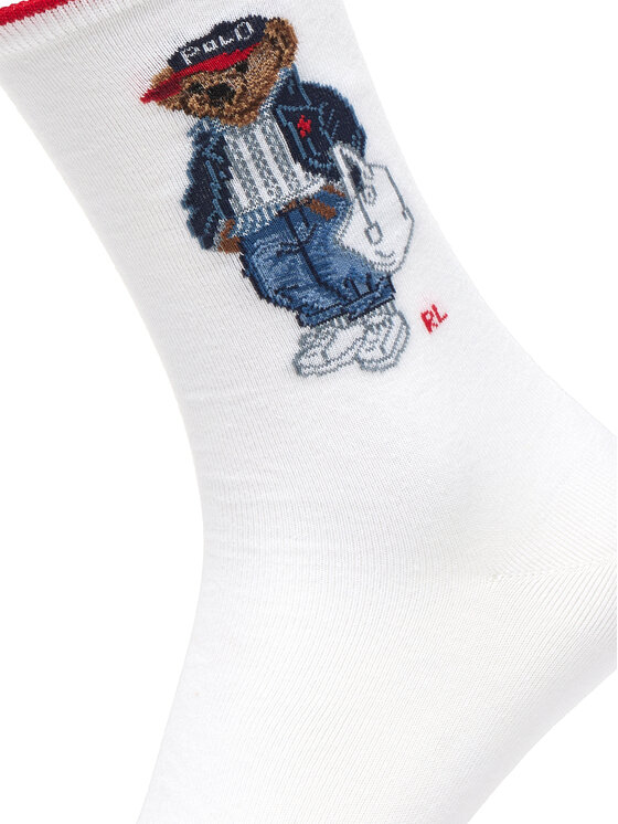 Polo Ralph Lauren Polo Ralph Lauren Dlouhé ponožky 455P10250001 Bílá
