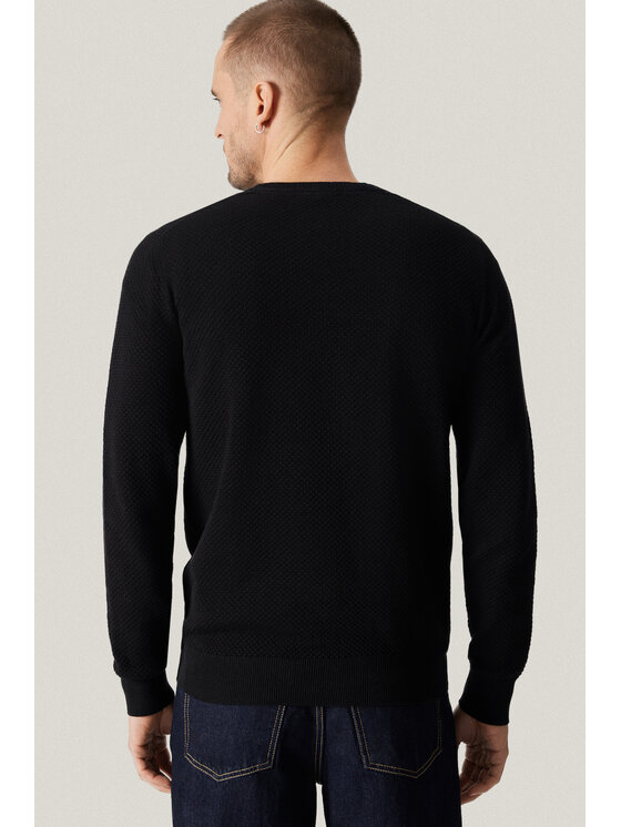 Próchnik Próchnik Sweter PM17 SW073225000114 Czarny Regular Fit