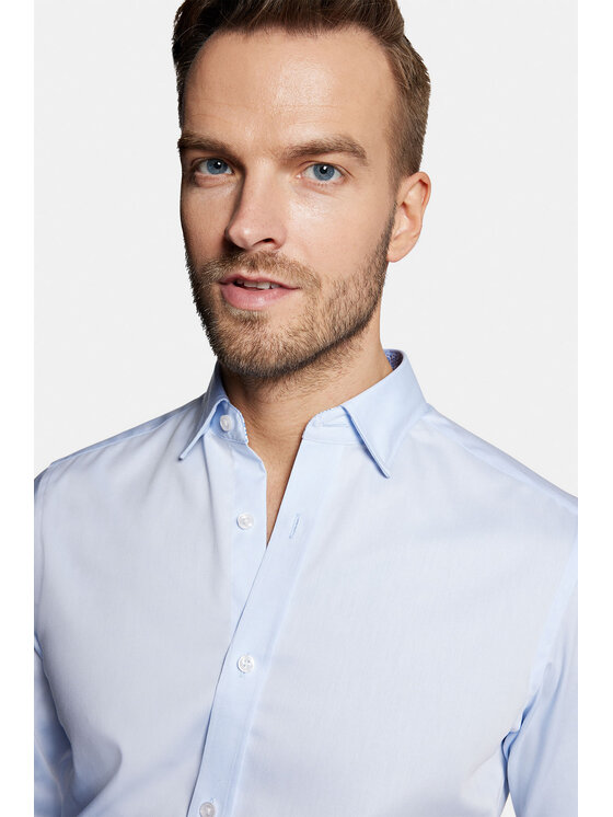 Lancerto Lancerto Koszula Dana KO073123000032 Błękitny Slim Fit