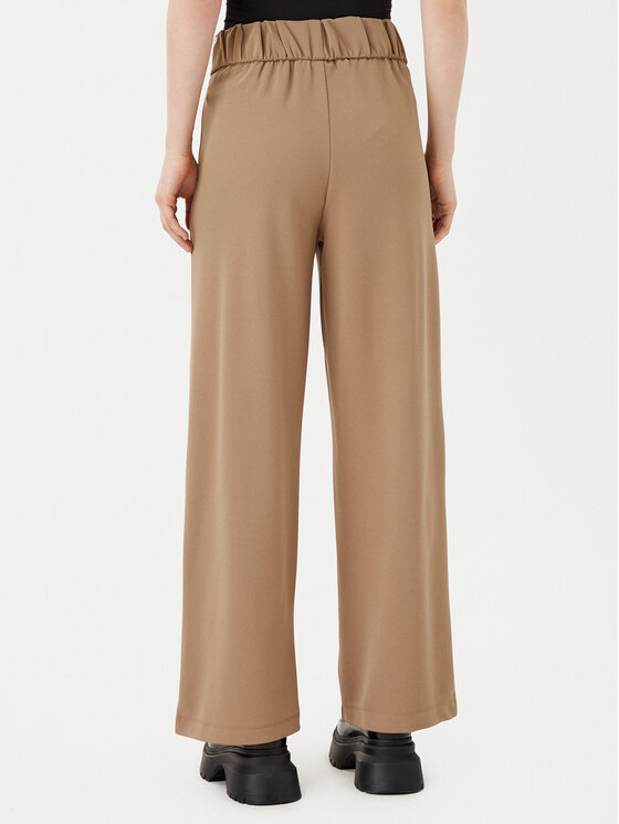 JDY JDY Medžiaginės kelnės Geggo 15208430 Ruda Wide Leg