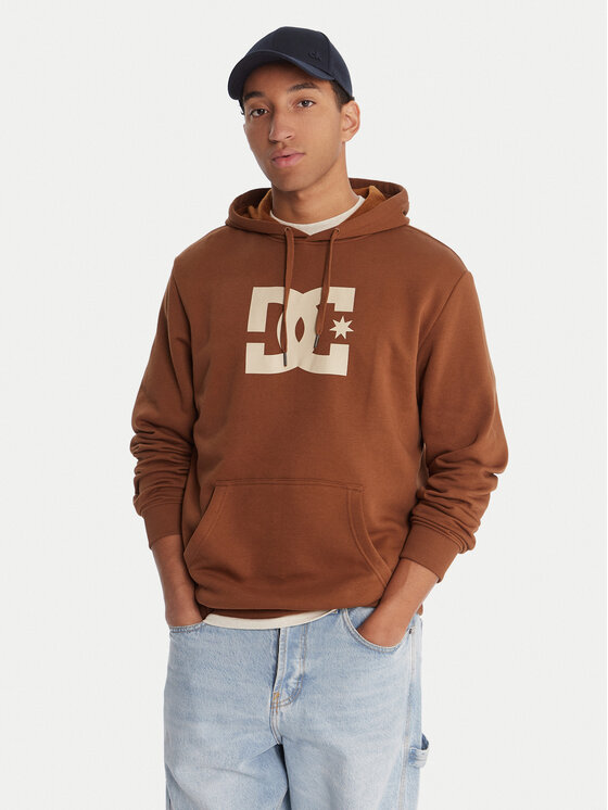 DC Shoes Mikina Star EDYSF03261 Medená Regular Fit