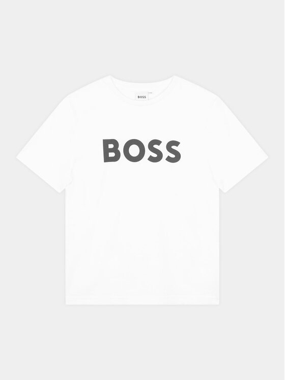 Boss T-krekls J25P24 S Balts Regular Fit