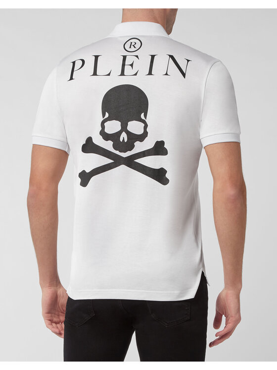 PHILIPP PLEIN PHILIPP PLEIN Polokošile 215 Bílá Slim Fit