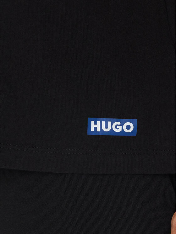 HUGO Hugo Set 2 majice Naolo 50522383 Crna Regular Fit