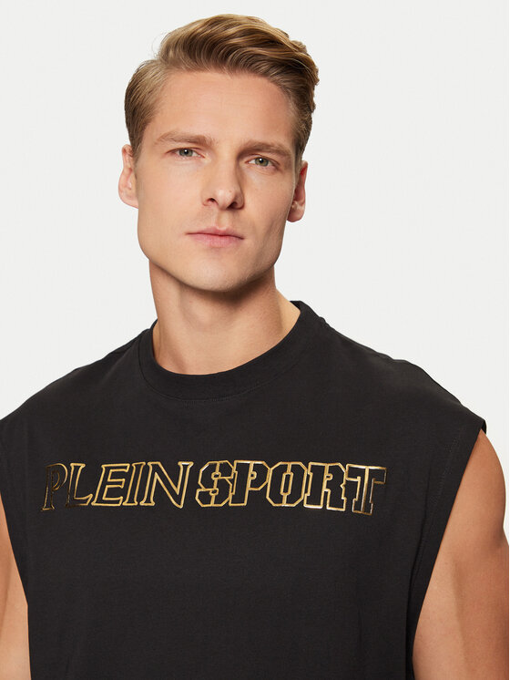 Plein Sport Plein Sport Tank top AADC MTK7943 STE001N Čierna Regular Fit