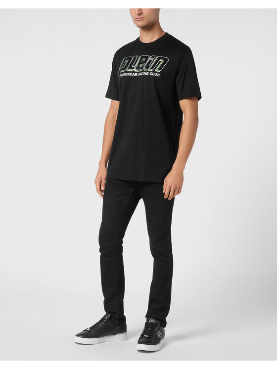 PHILIPP PLEIN PHILIPP PLEIN Tričko 21659 Čierna Regular Fit