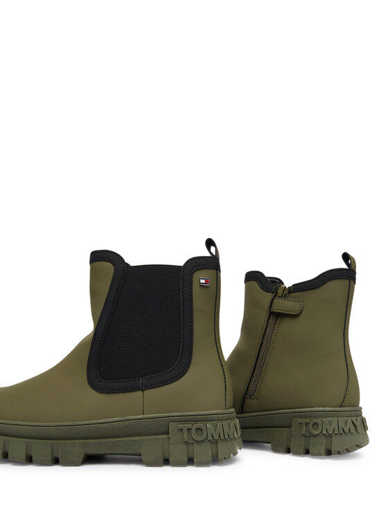 Tommy Hilfiger Tommy Hilfiger Stiefeletten T3X5-34130-1355414 Khakifarben