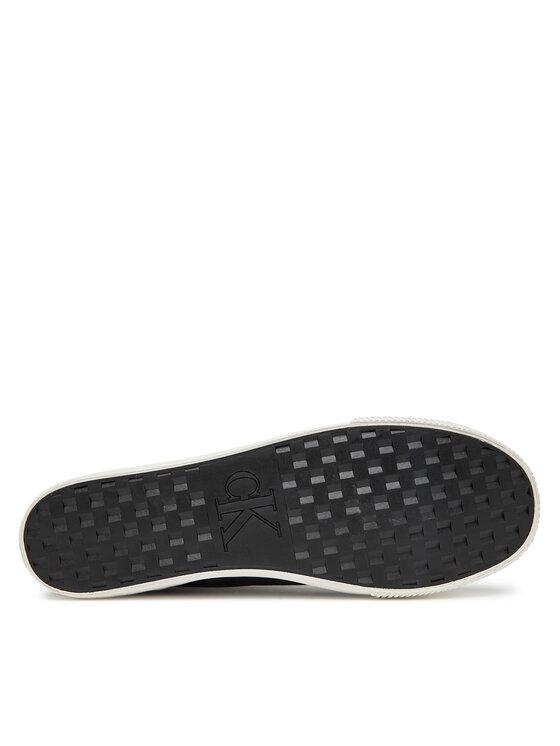 Calvin Klein Jeans Calvin Klein Jeans Snīkeri Ess Vulc Mid Mg Canvas YM0YM01210 Melns