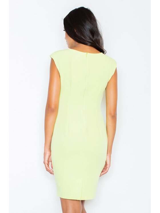 FIGL FIGL Sukienka M378 Zielony Regular Fit
