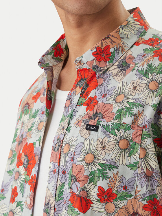 RVCA RVCA Сорочка Botanical AVYWT00521 Кольоровий Regular Fit