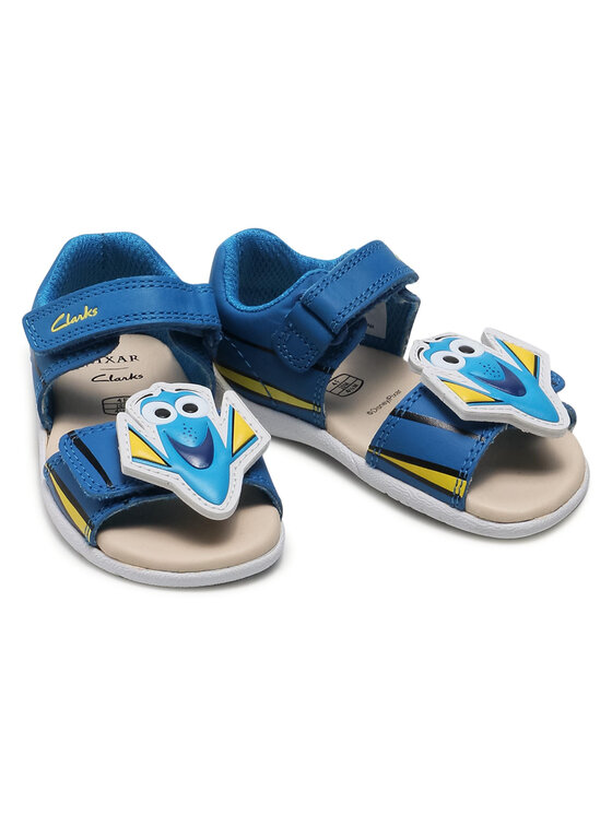 Clarks Clarks Sandały Zora Nemo T 261583886 Niebieski