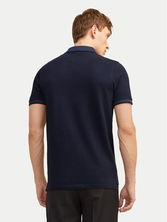 Jack & Jones Jack & Jones Polo Paulos 12136668 Tumši zils Slim Fit