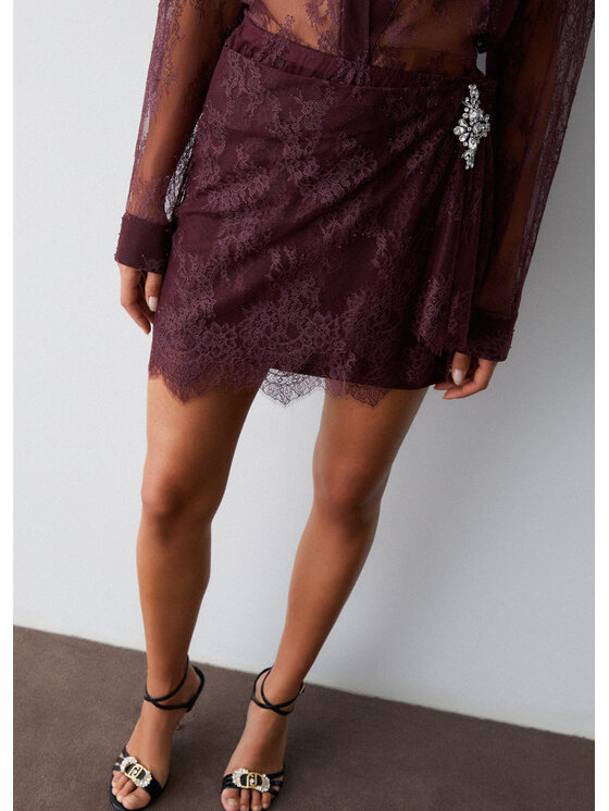 Liu Jo Liu Jo Minigonna PA6056J4961X0744 Marrone Regular Fit