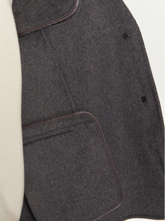 ViCOLO ViCOLO Marynarka TS0007 Szary Regular Fit