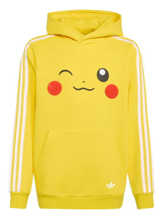 adidas adidas Суитшърт Pokemon Loose Hoodie KS7112 Жълт Regular Fit