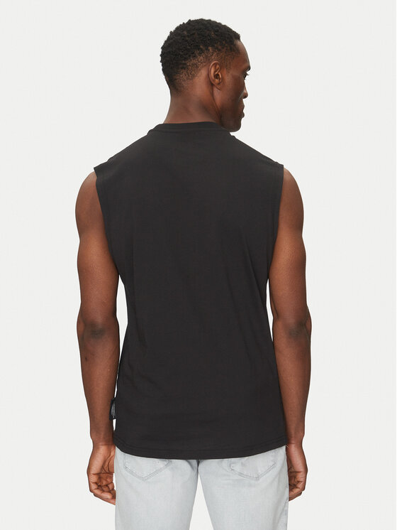 Plein Sport Plein Sport Tank top SAEC MTK8007 STE001N Czarny Regular Fit